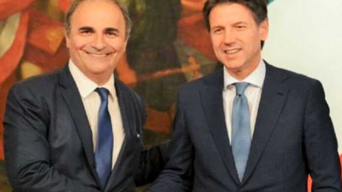 Ricardo Merlo y Giuseppe Conte 5 millones de euros para las Cámaras de Comercio Italianas en el mundo